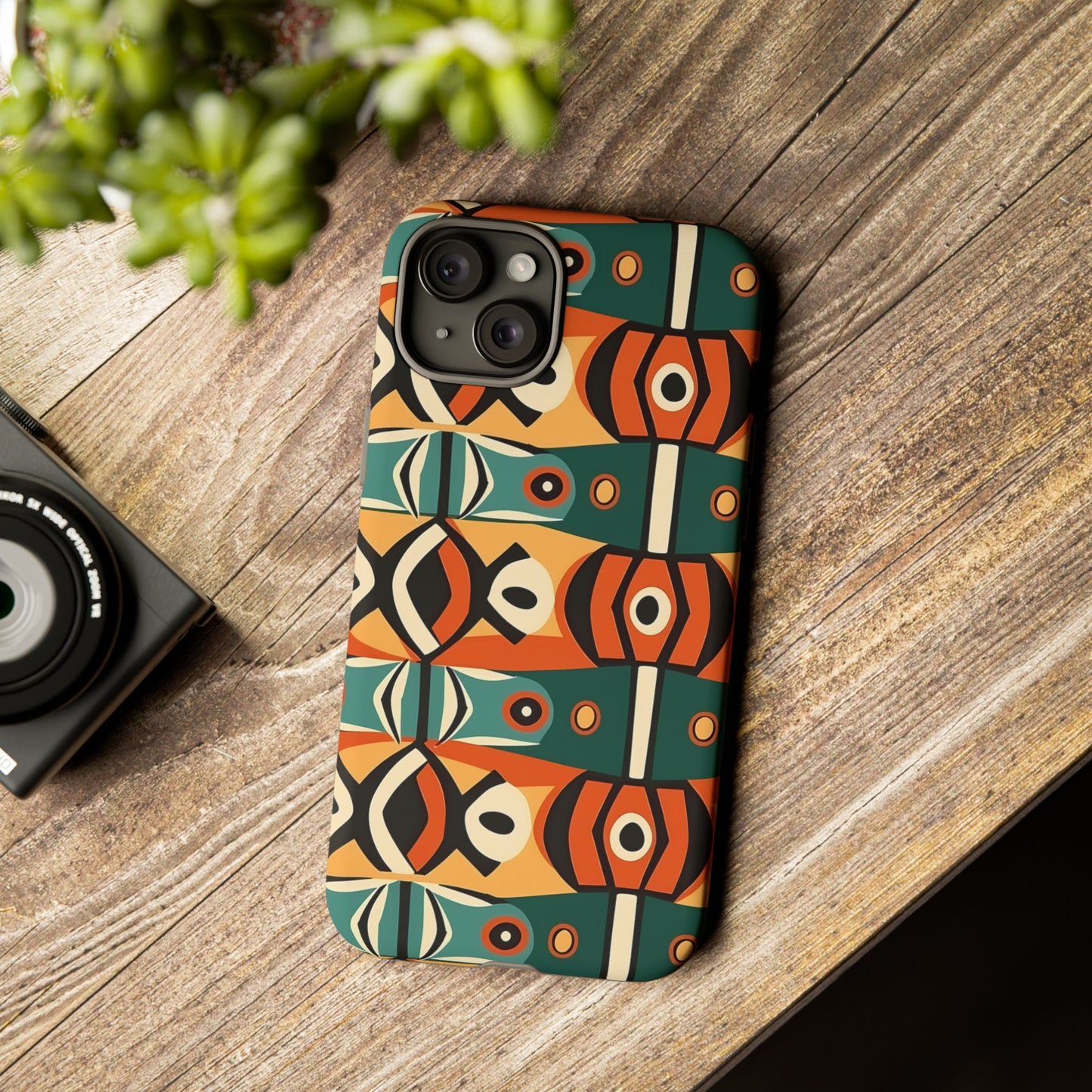Retro Tribal Tough Case for iPhone®