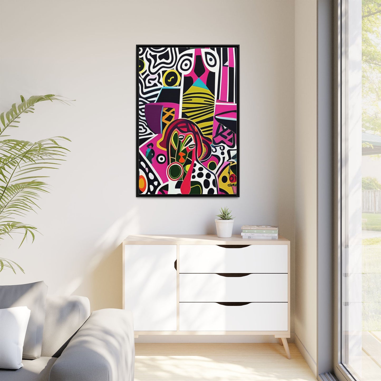 Nzingha Pulse Matte Canvas Wall Art
