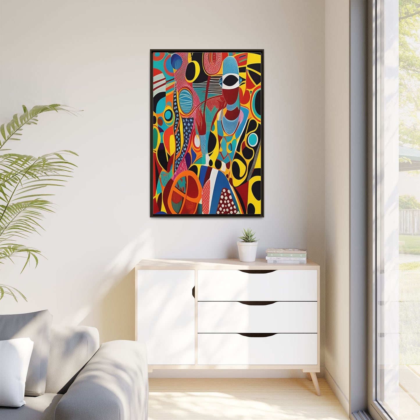 Ajora Veil Matte Canvas Wall Art