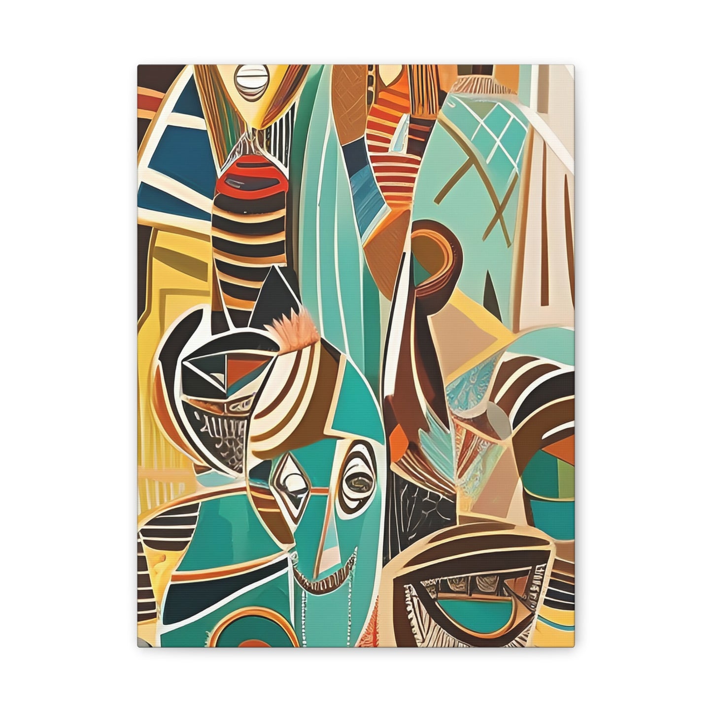 Isimi Flow Stretched Canvas Wall Art
