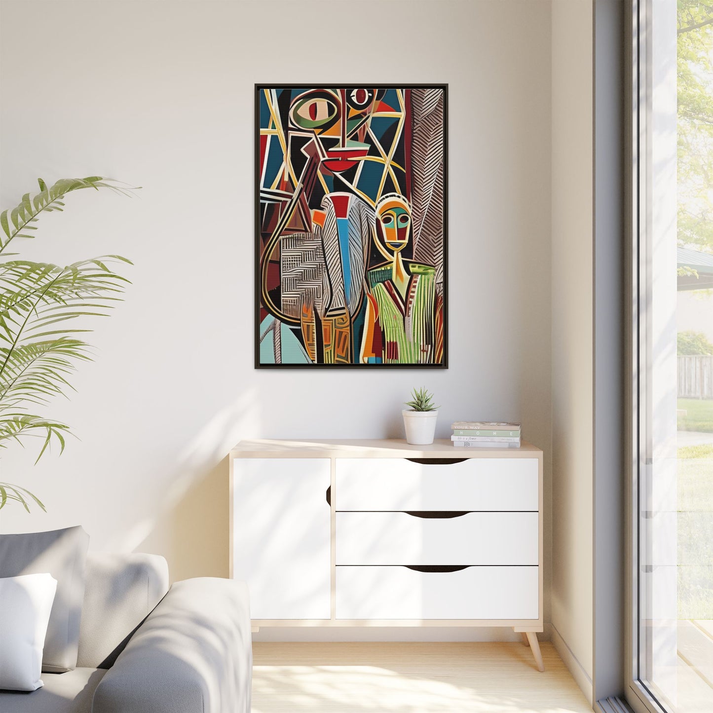 Moya Threads Matte Canvas Wall Art