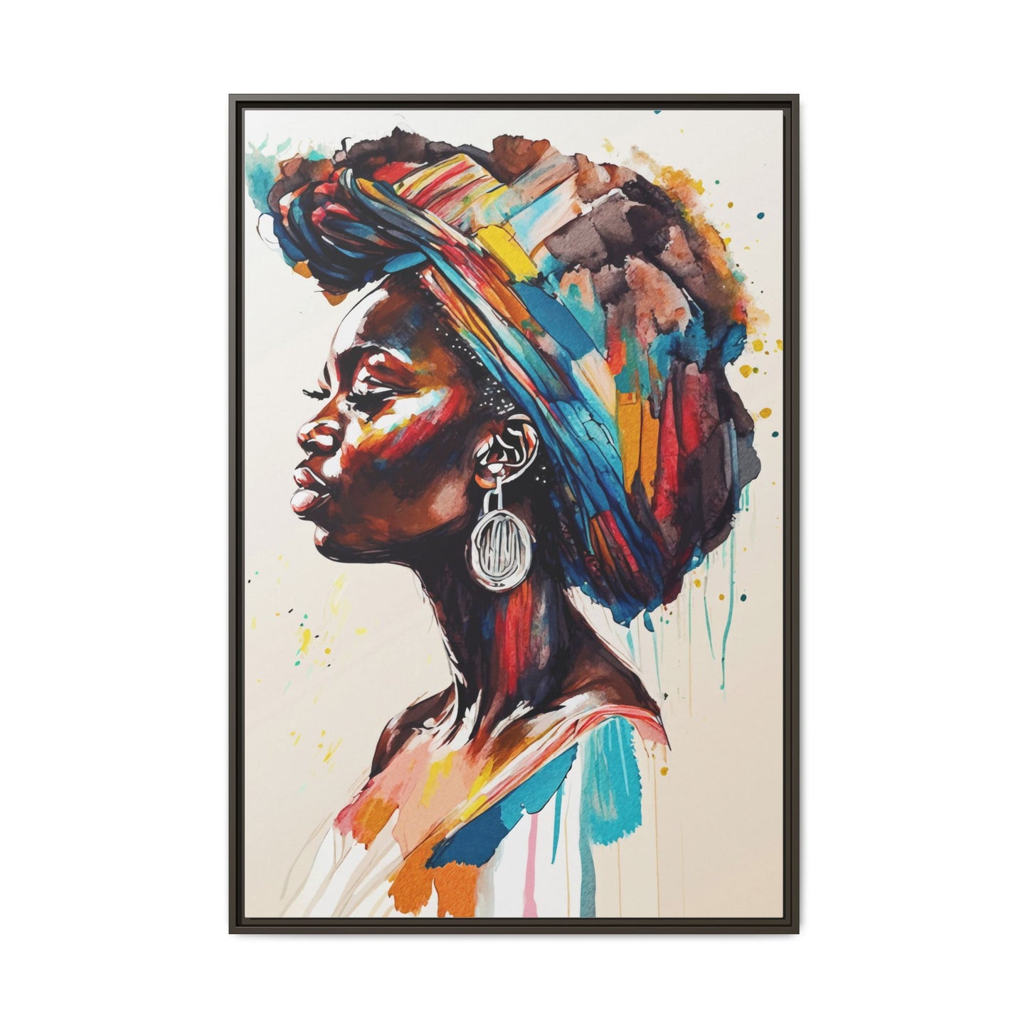 Nyoka Flame Matte Canvas Print