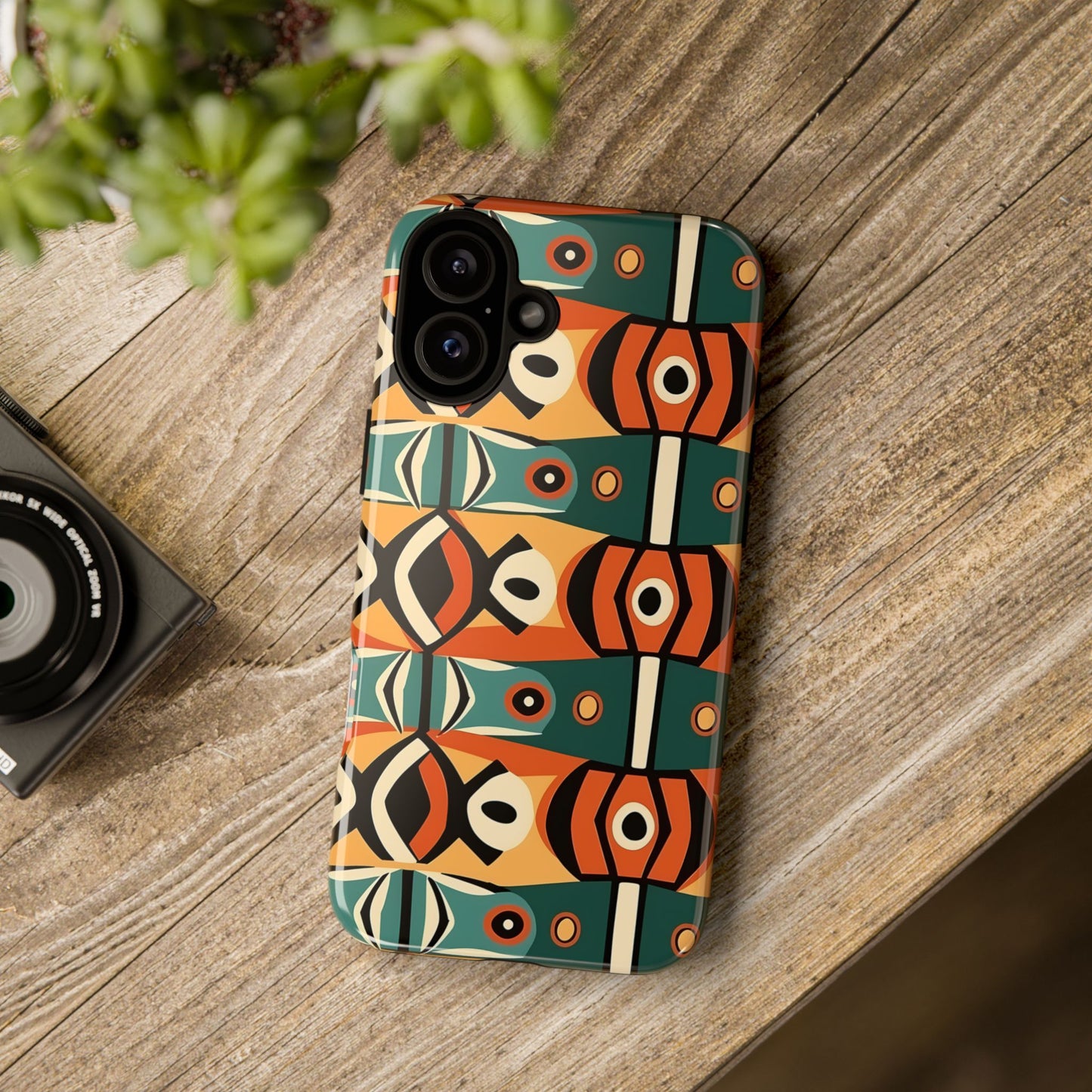 Retro Tribal Tough Case for iPhone®