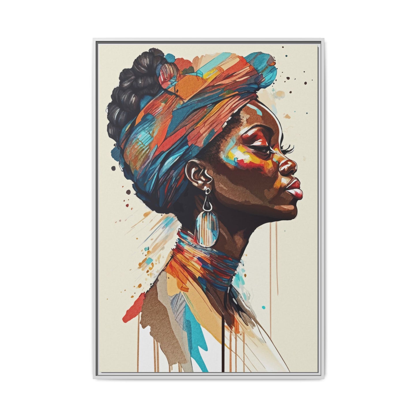 Indigo Spirit Matte Canvas Print