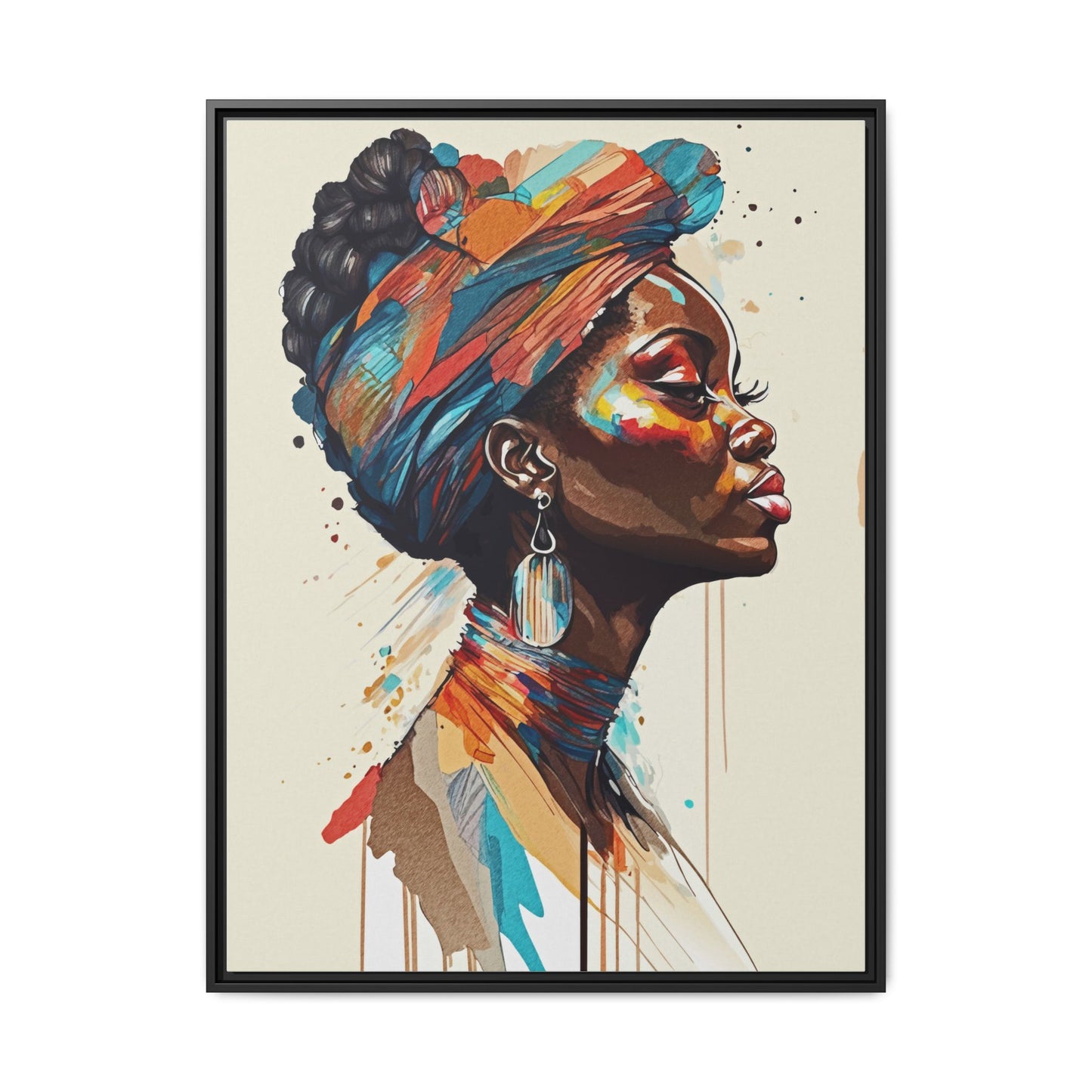 Indigo Spirit Matte Canvas Print