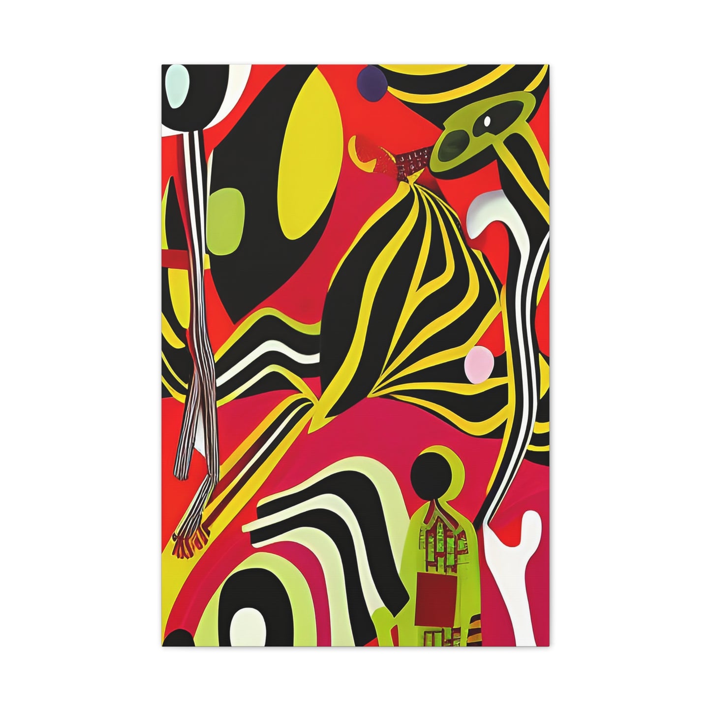 Ngoma Drift Stretched Canvas Wall Art