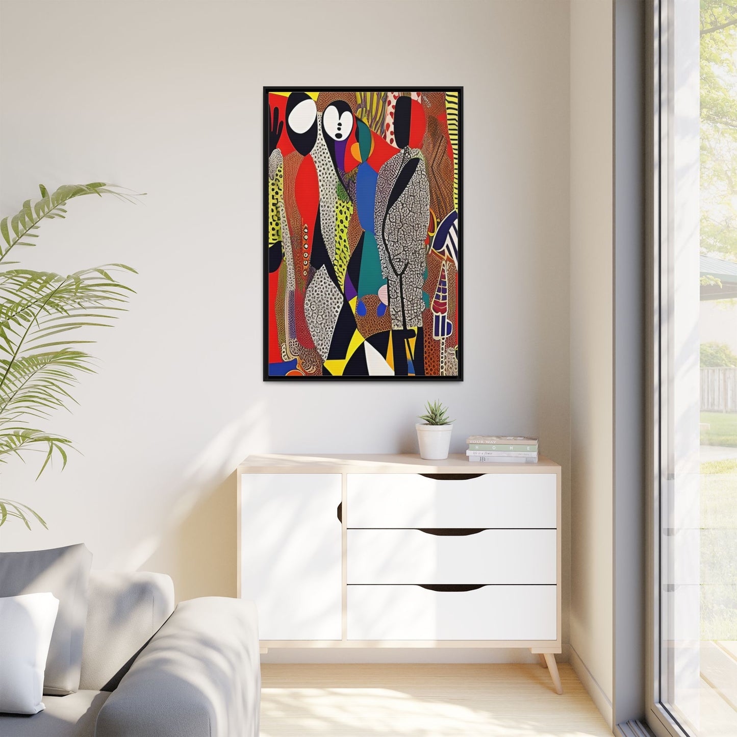 Muti Veins Matte Canvas Wall Art