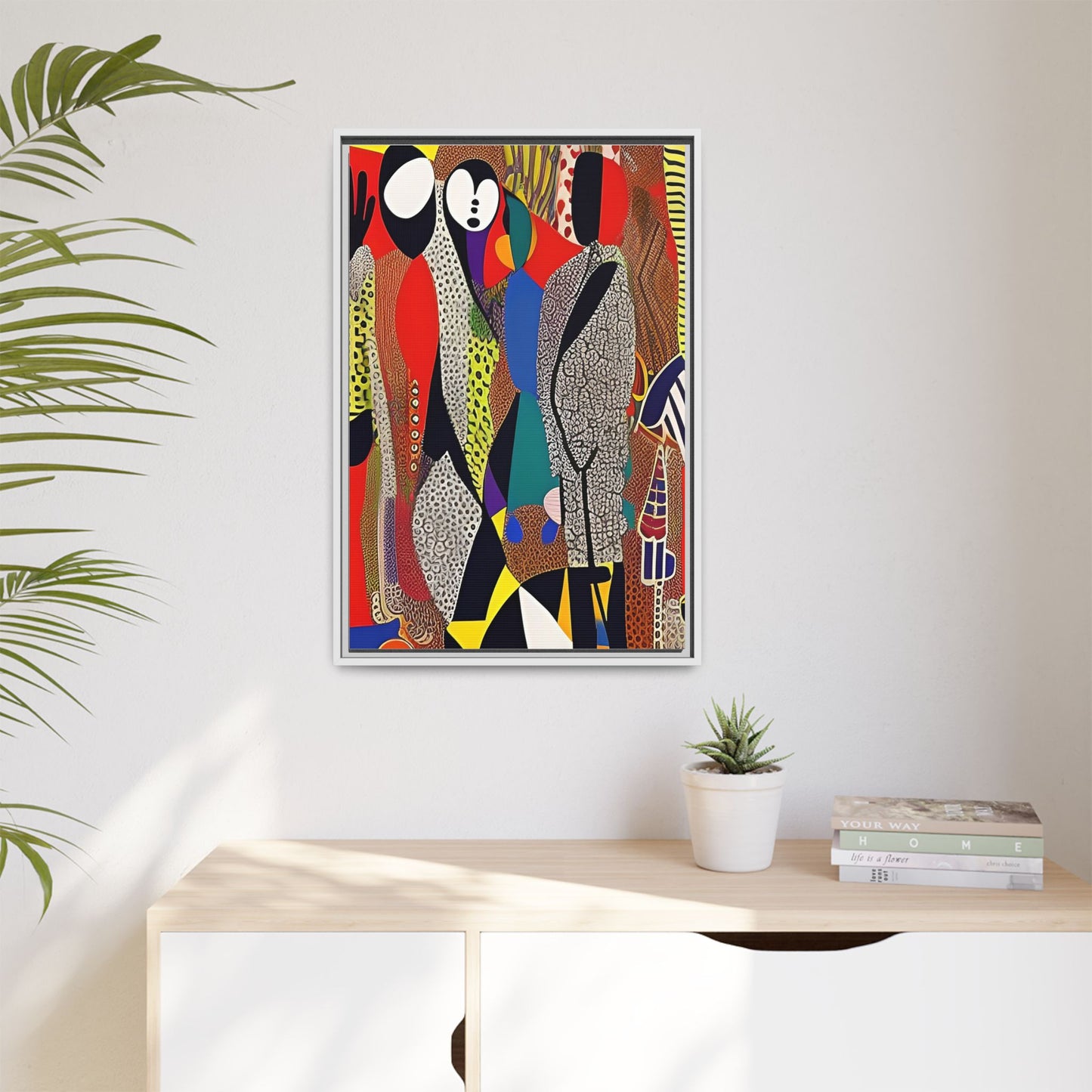 Muti Veins Matte Canvas Wall Art