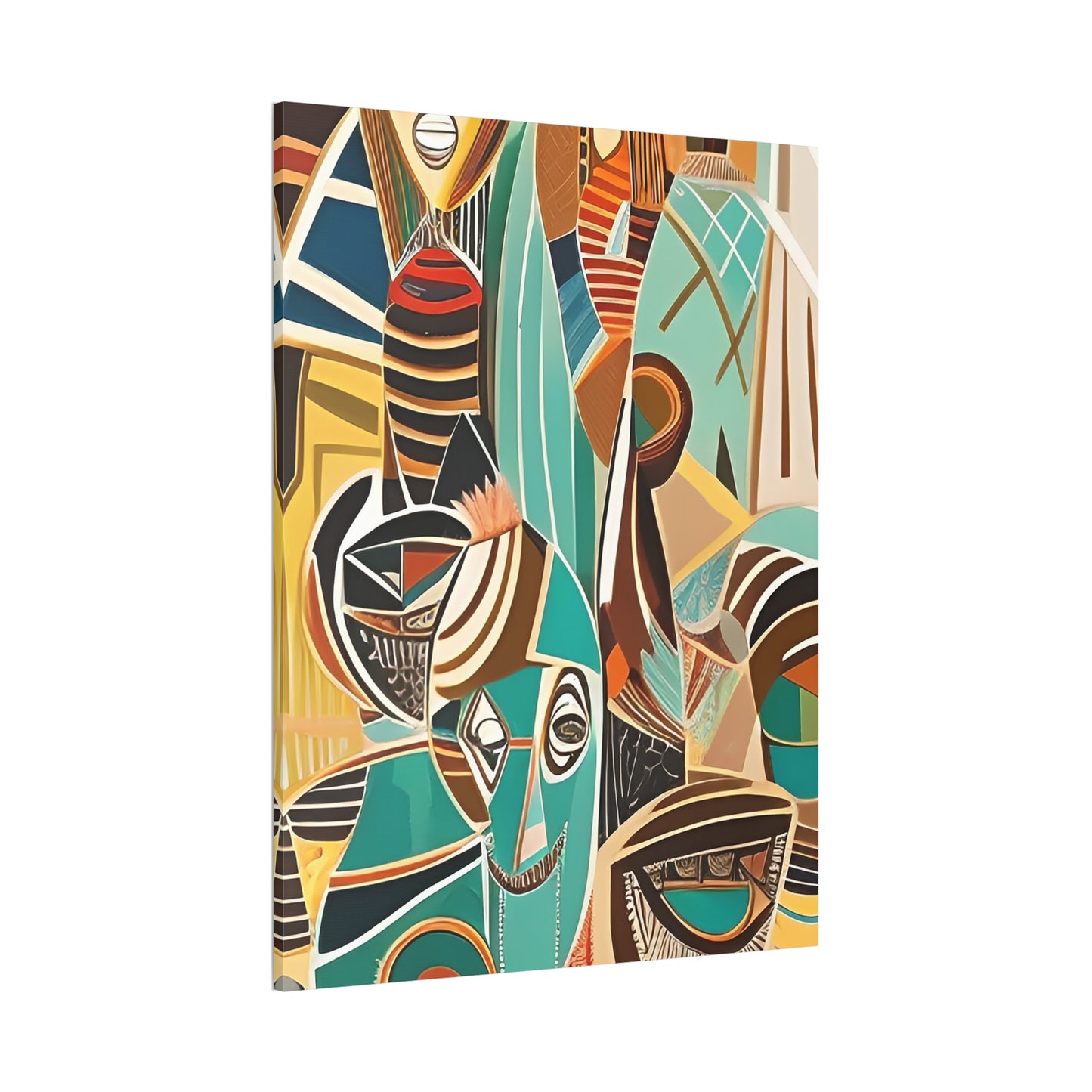 Isimi Flow Stretched Canvas Wall Art