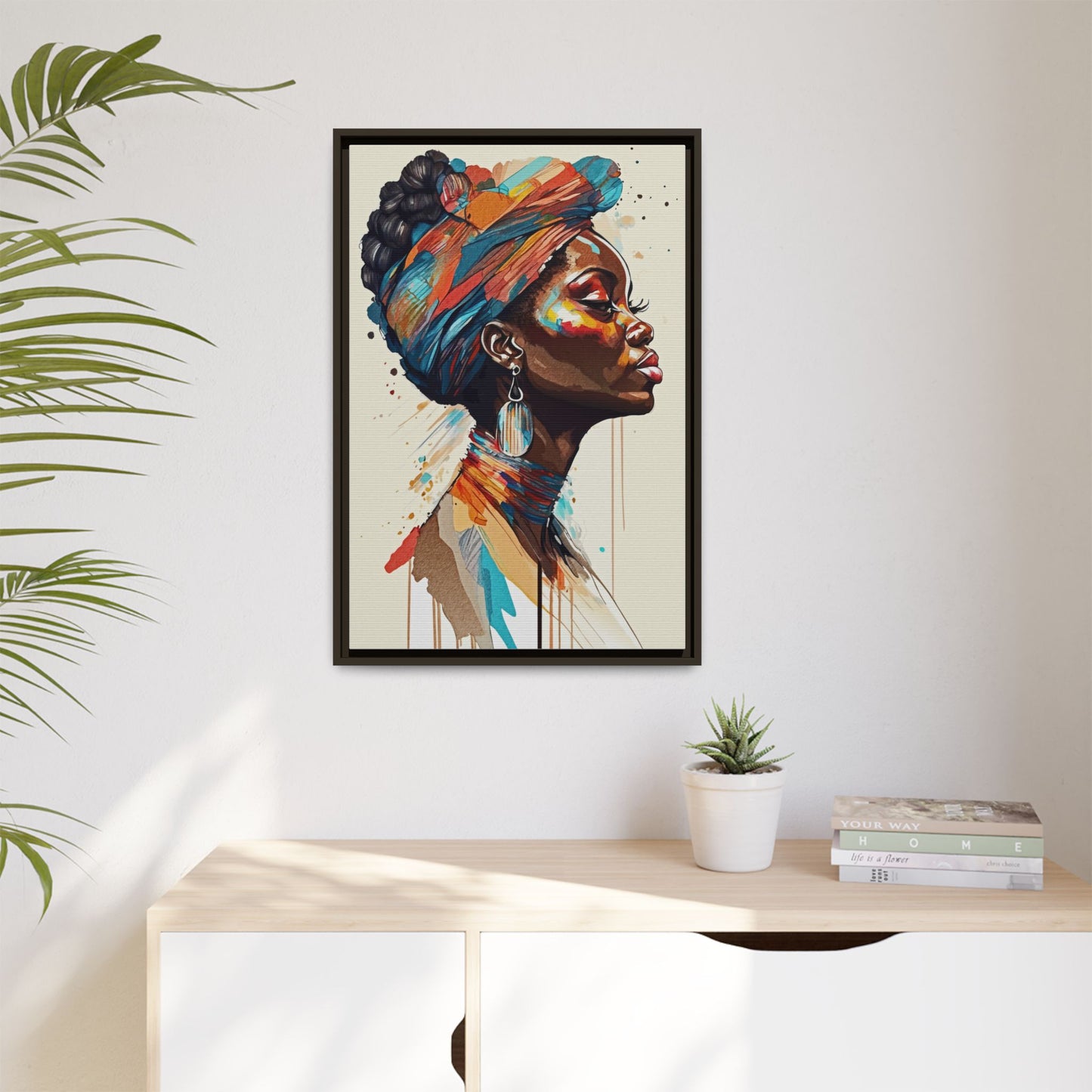 Indigo Spirit Matte Canvas Print