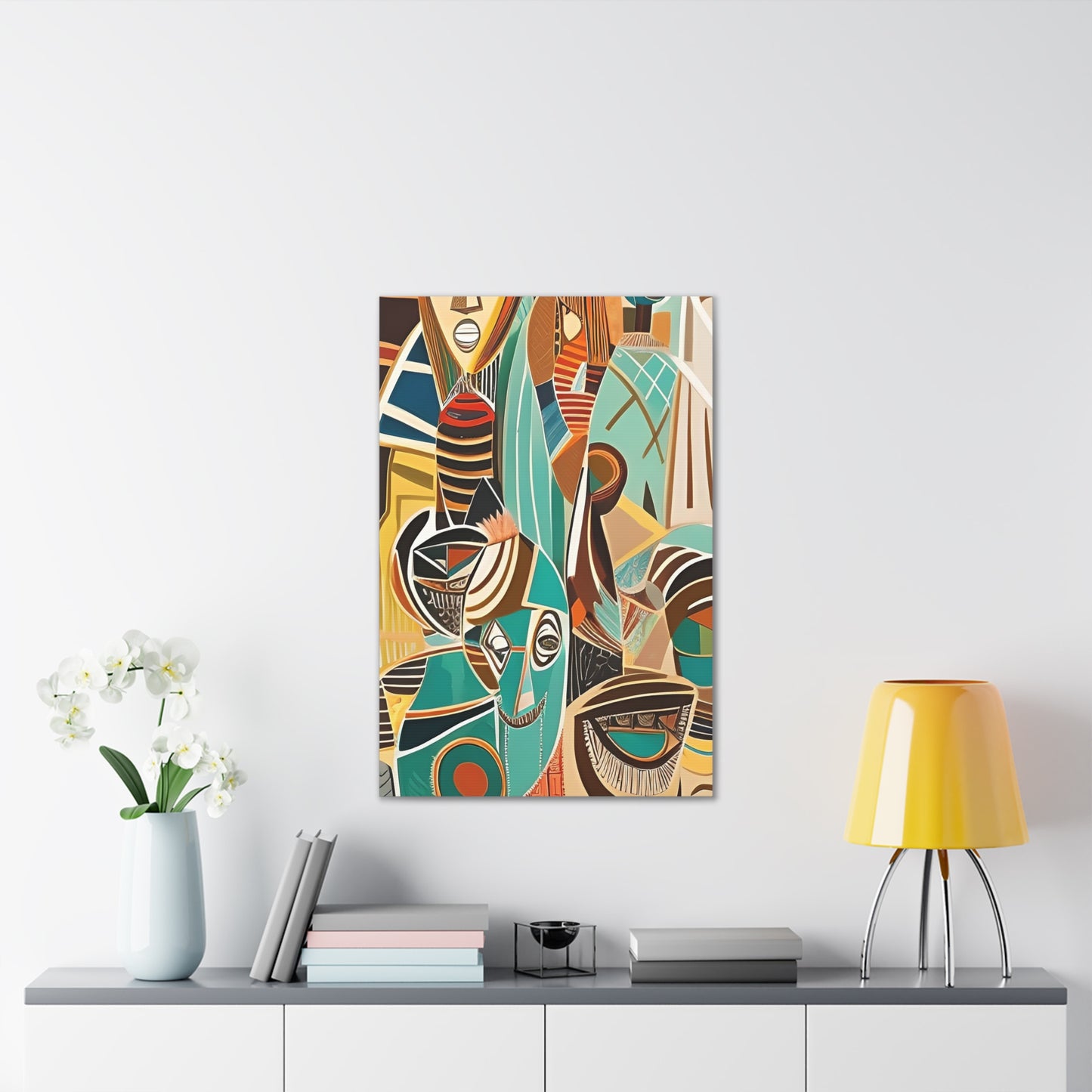 Isimi Flow Stretched Canvas Wall Art