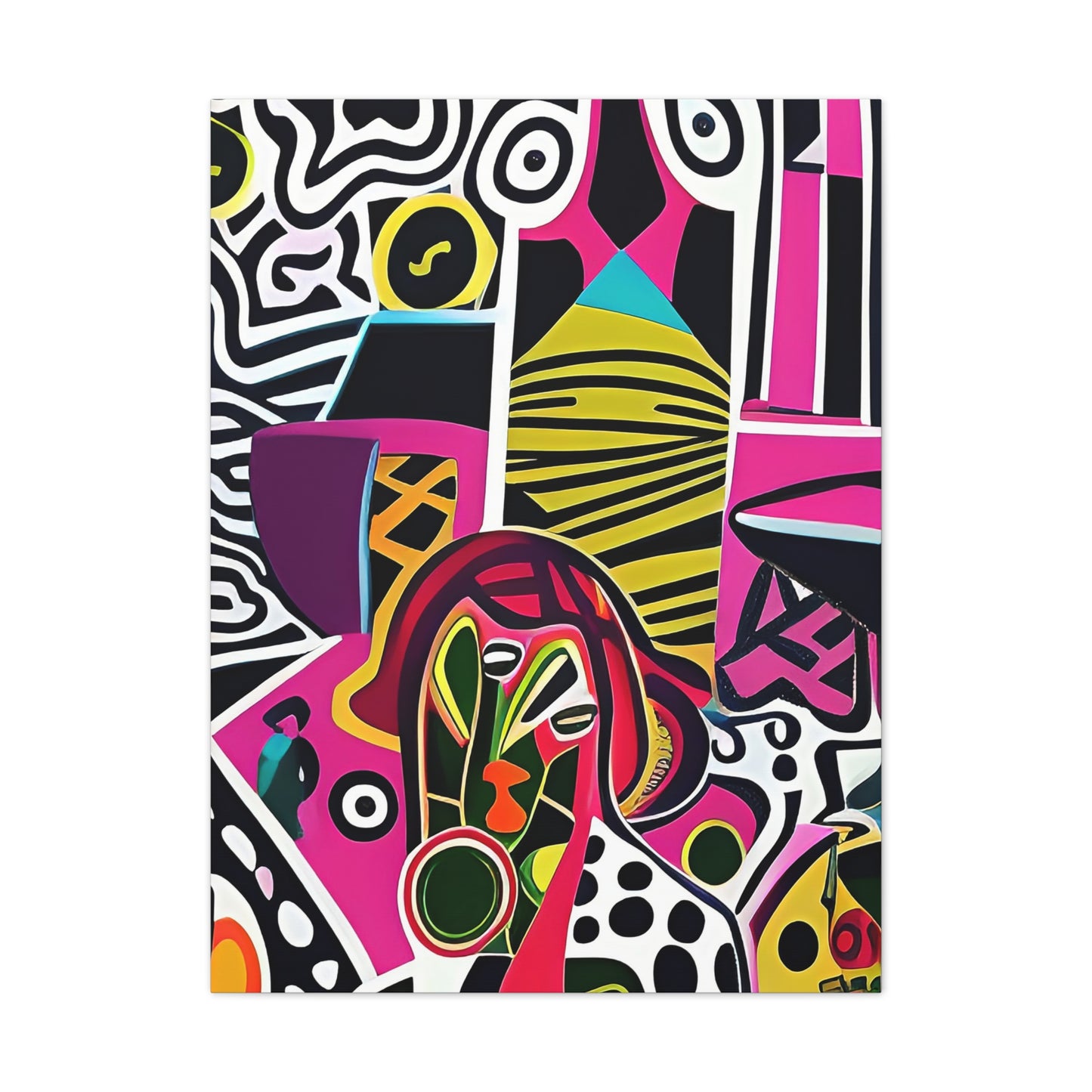 Nzingha Pulse Stretched Canvas Wall Art