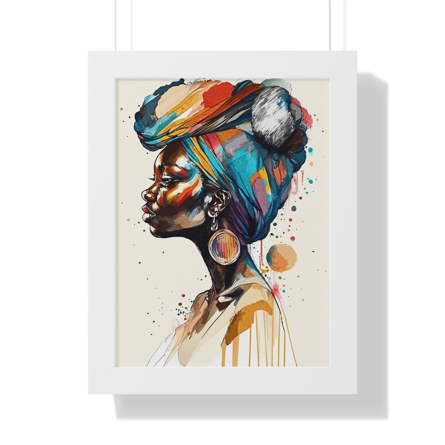Afia Moon Framed Wall Art