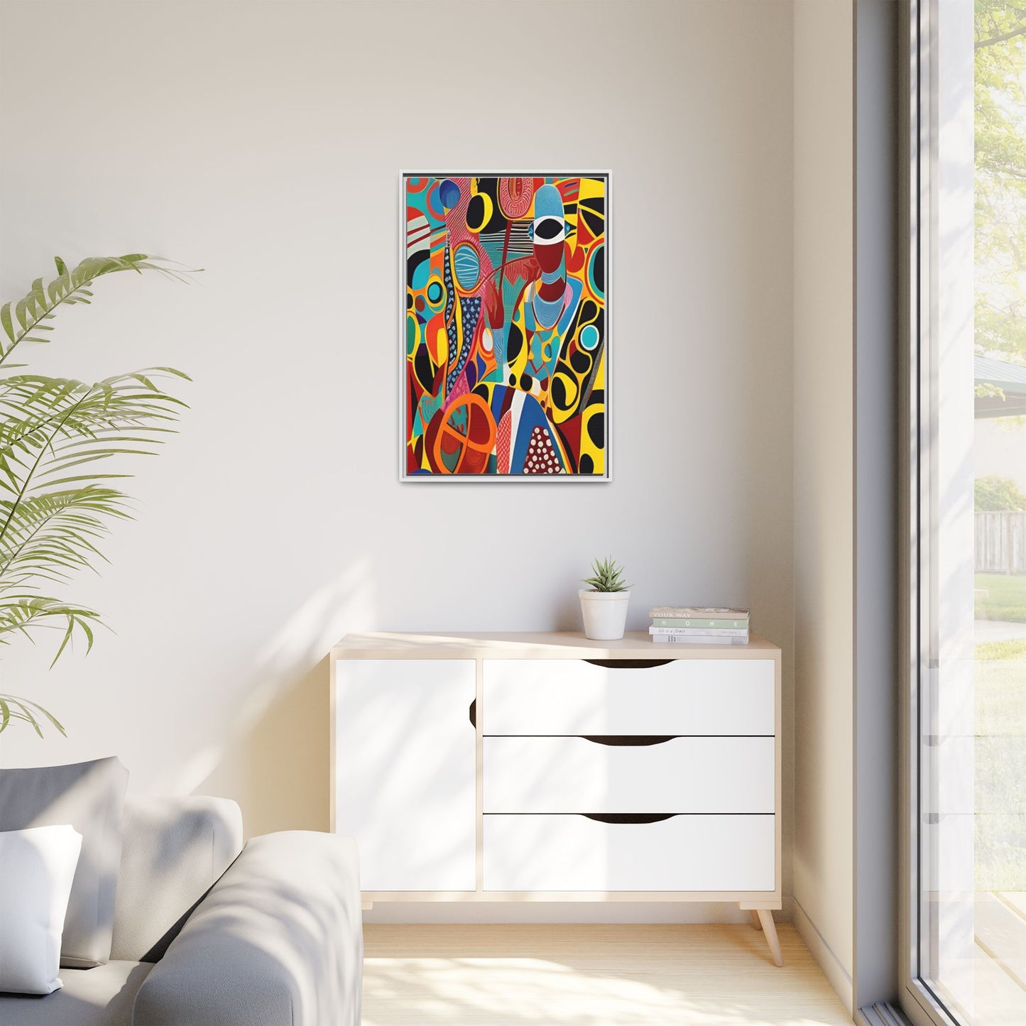 Ajora Veil Matte Canvas Wall Art