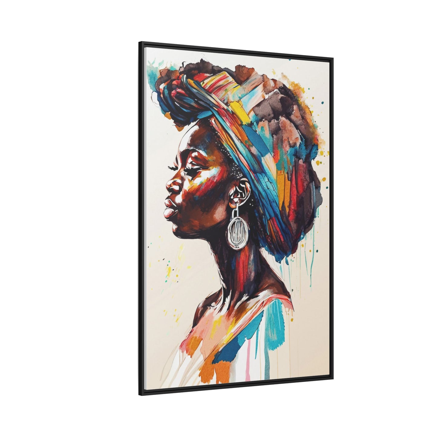 Nyoka Flame Matte Canvas Print