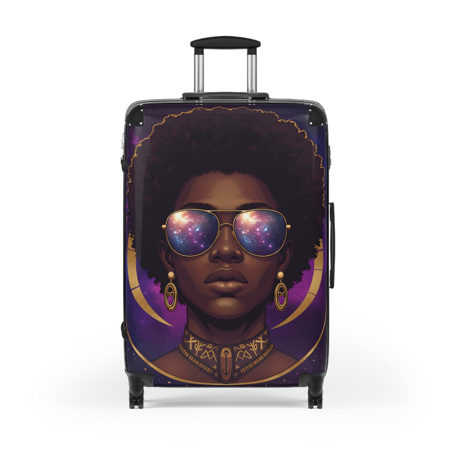 Galactic African Queen Suitcase