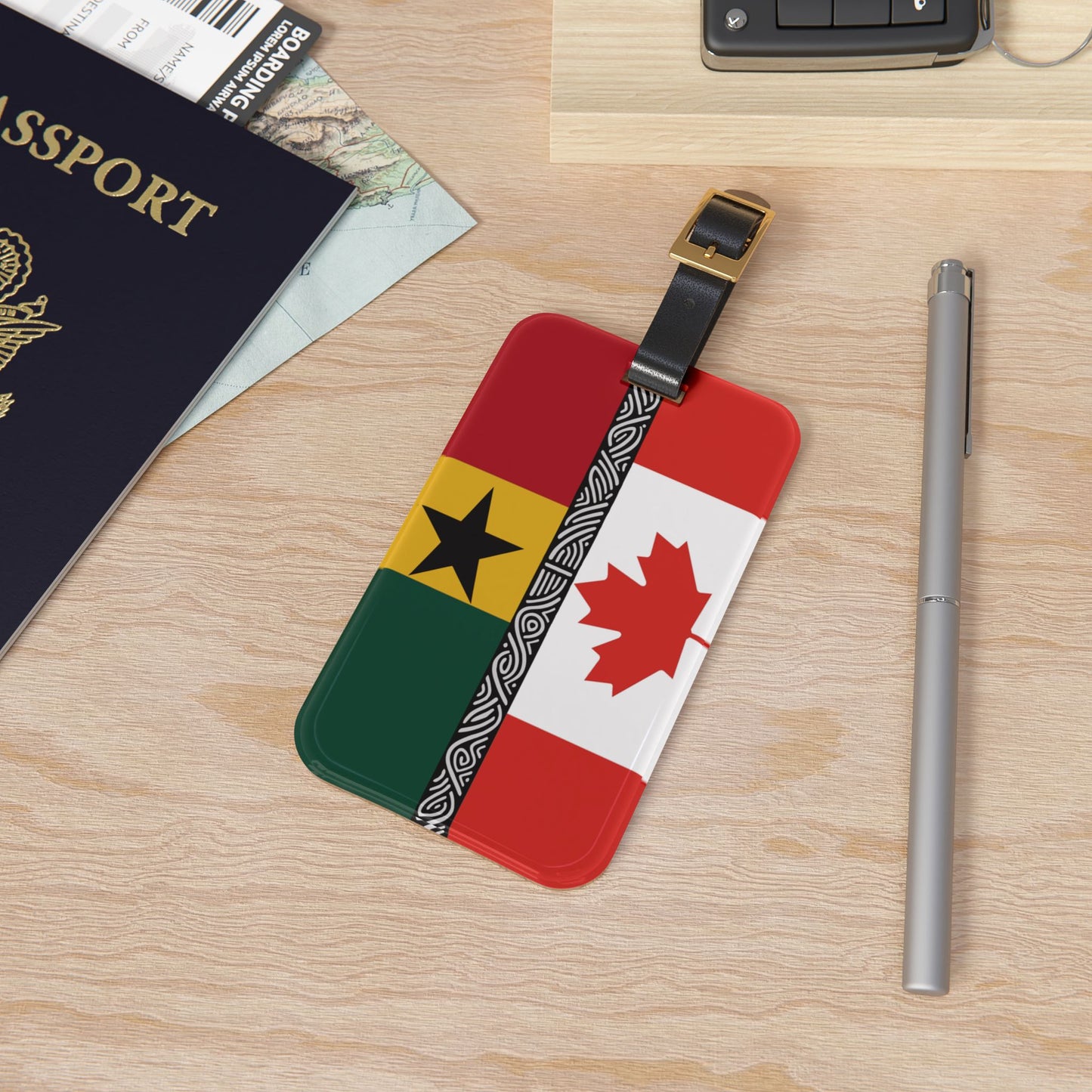 Ghana-Canada Diaspora Luggage Tag