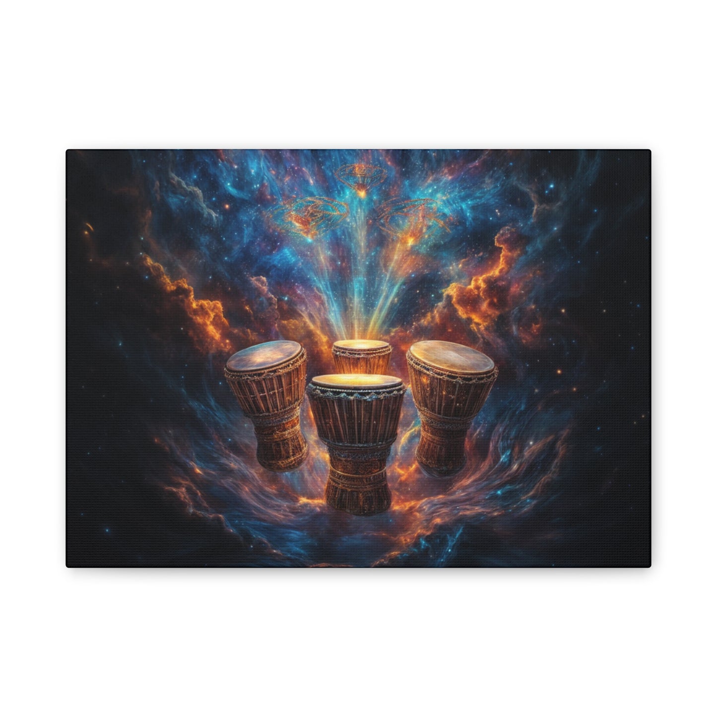 Cosmic Drum Canvas Wall Art