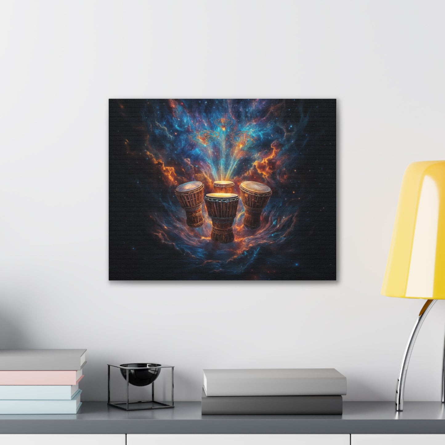 Cosmic Drum Canvas Wall Art