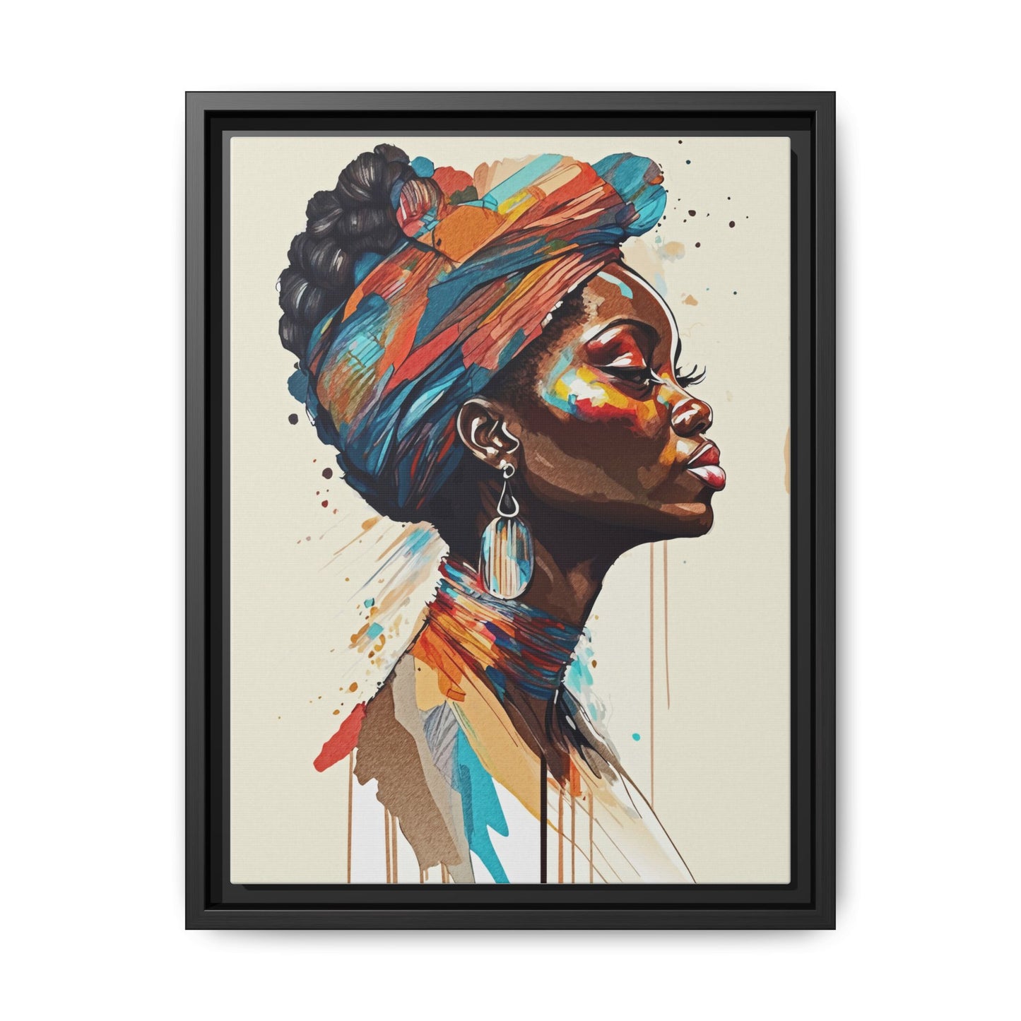 Indigo Spirit Matte Canvas Print