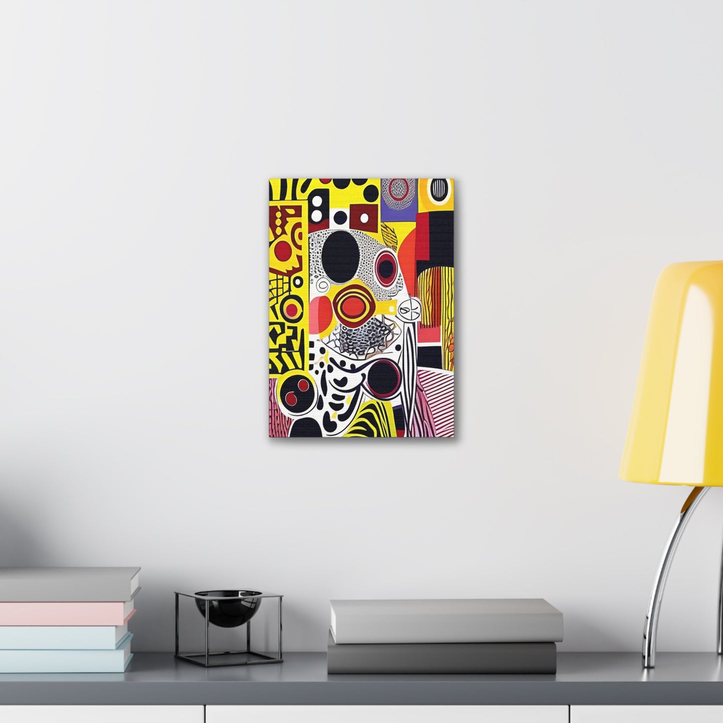 Zamani Echo Stretched Canvas Wall Art
