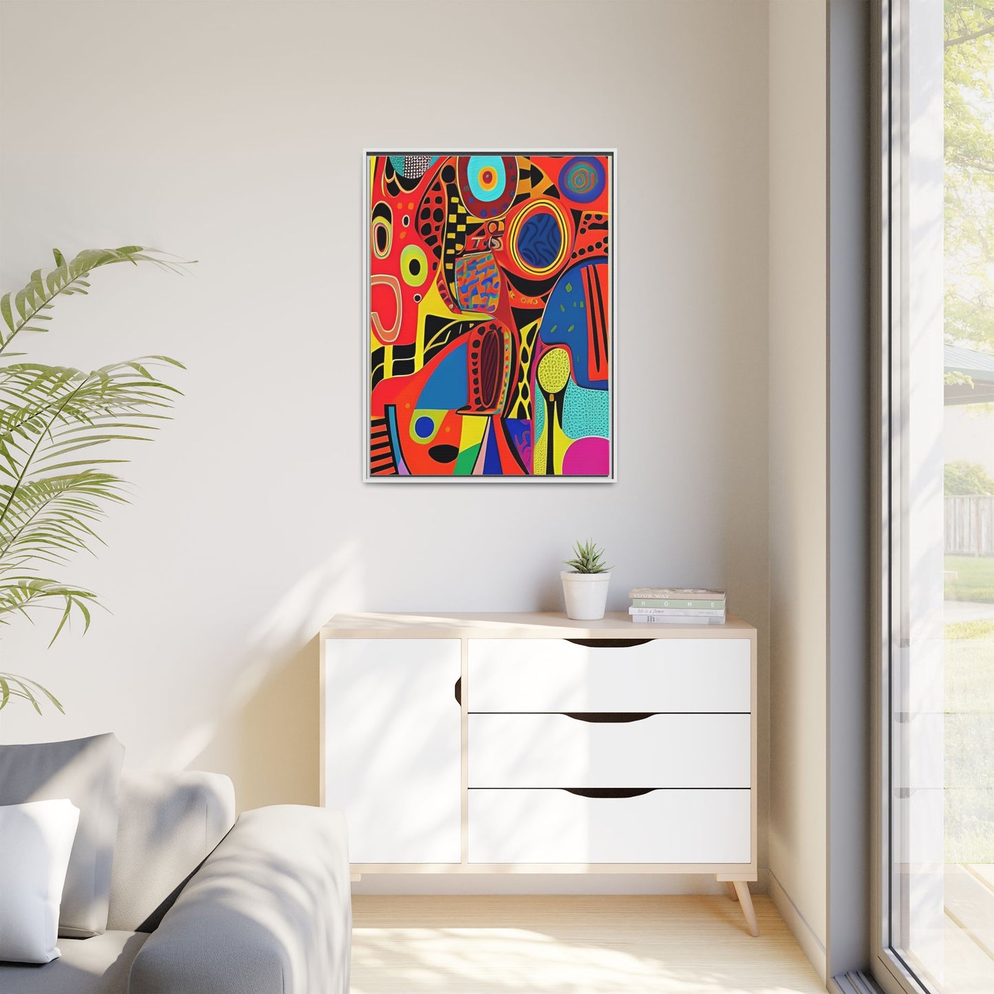 Oba Vibration Matte Canvas Wall Art