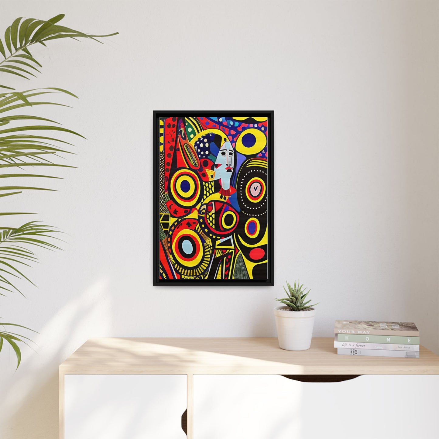 Okira Blaze Matte Canvas Wall Art