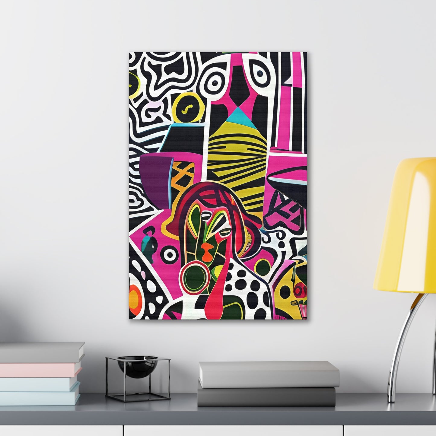 Nzingha Pulse Stretched Canvas Wall Art
