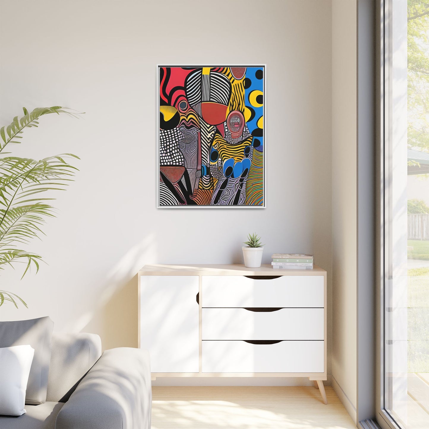 Luba Current Matte Canvas Wall Art