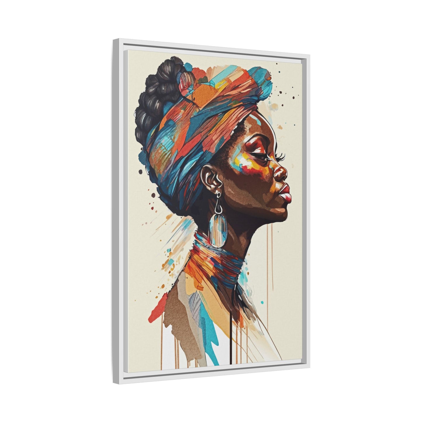 Indigo Spirit Matte Canvas Print