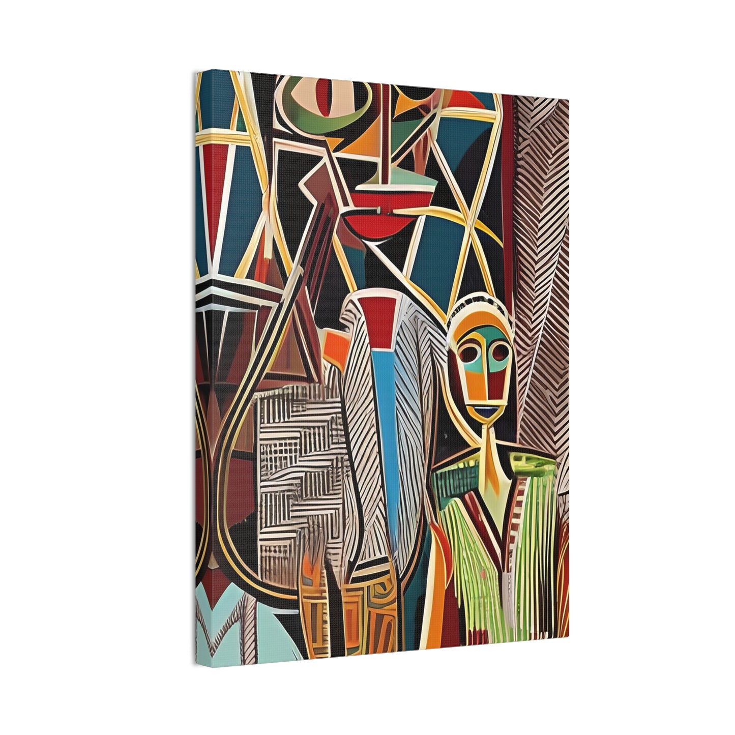 Moya Threads Stretched Canvas Wall Art