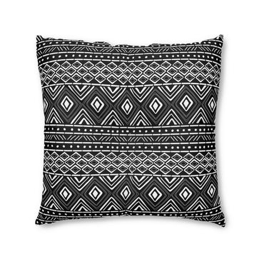 Ebony Ascent Bohemian Tufted Floor Pillow