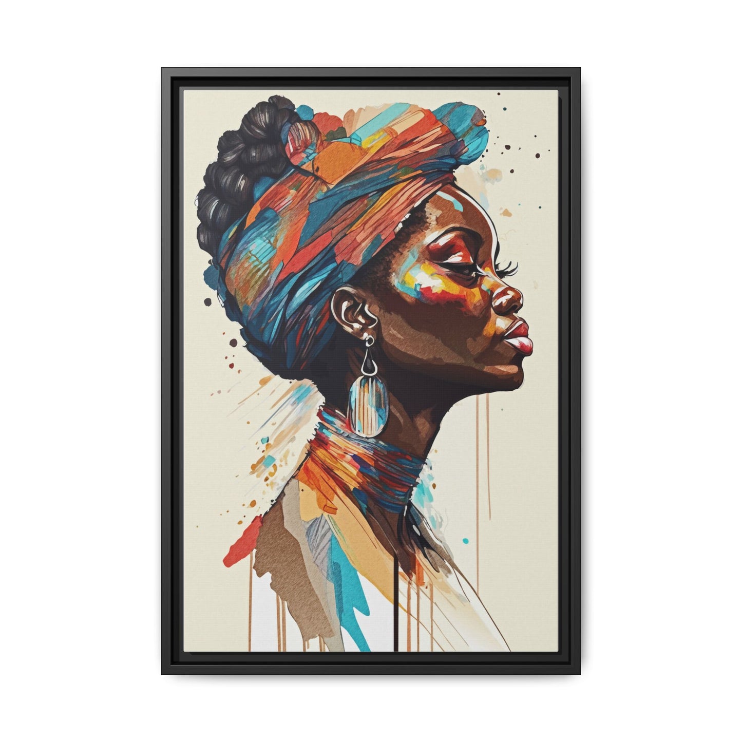Indigo Spirit Matte Canvas Print