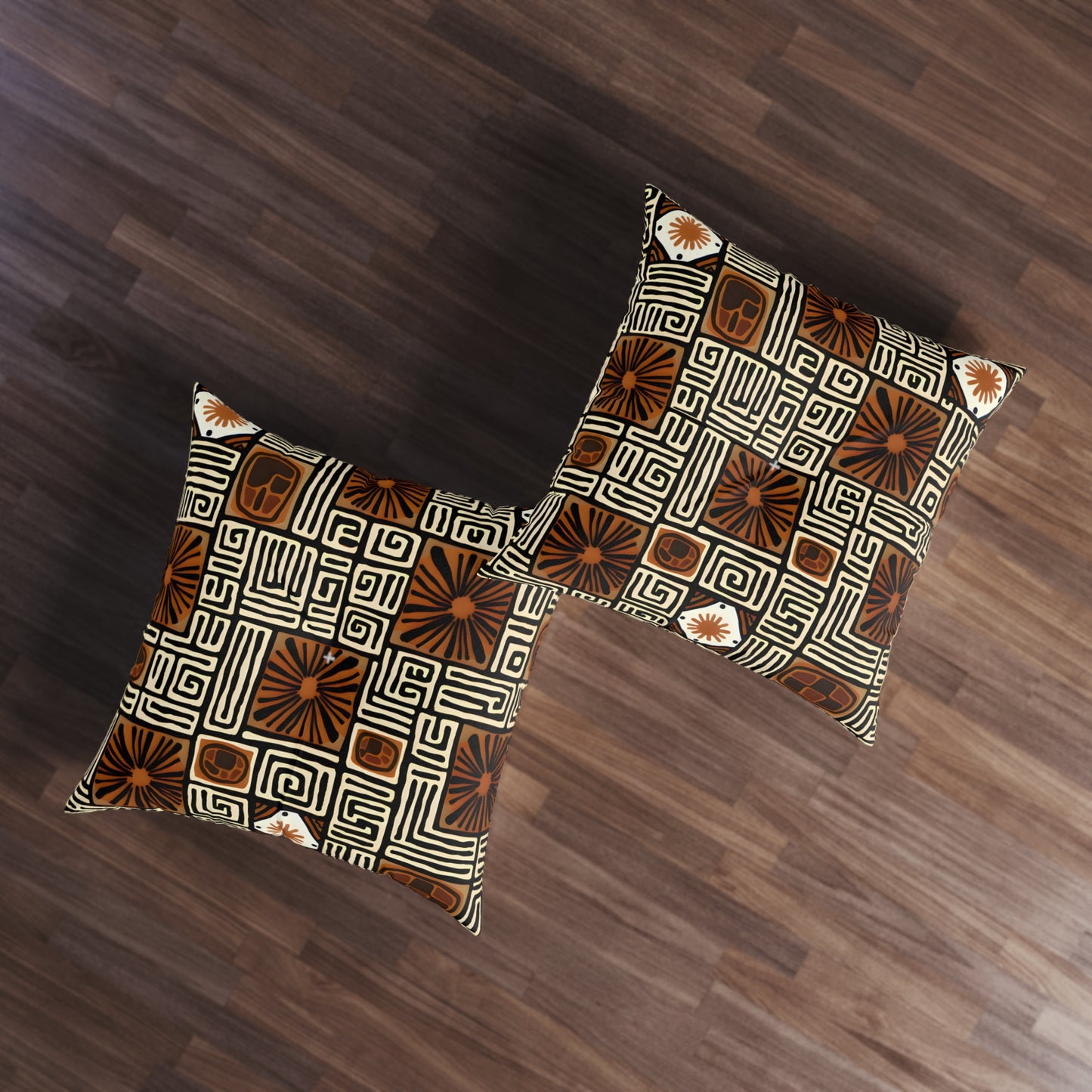 Sankofa Radiance Bohemian Tufted Floor Pillow