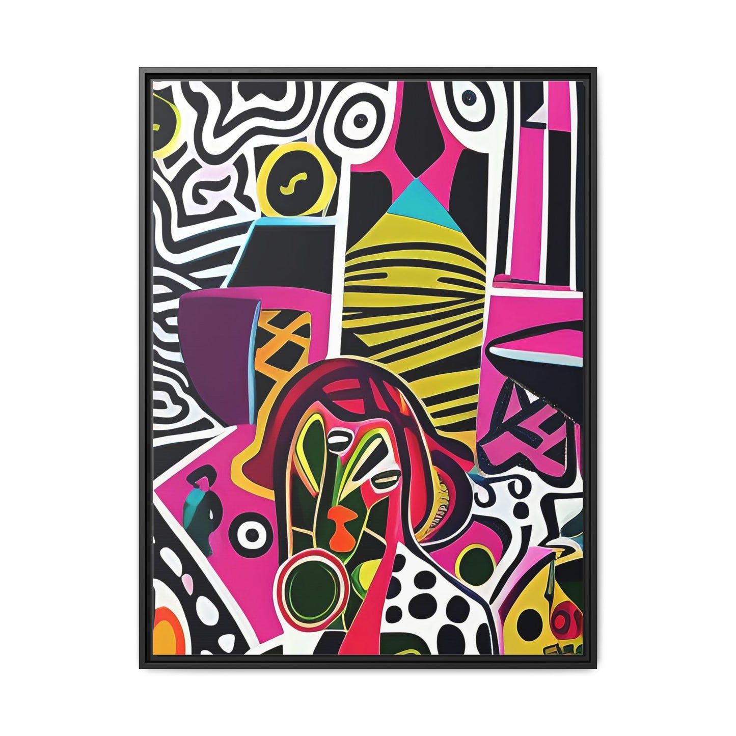 Nzingha Pulse Matte Canvas Wall Art