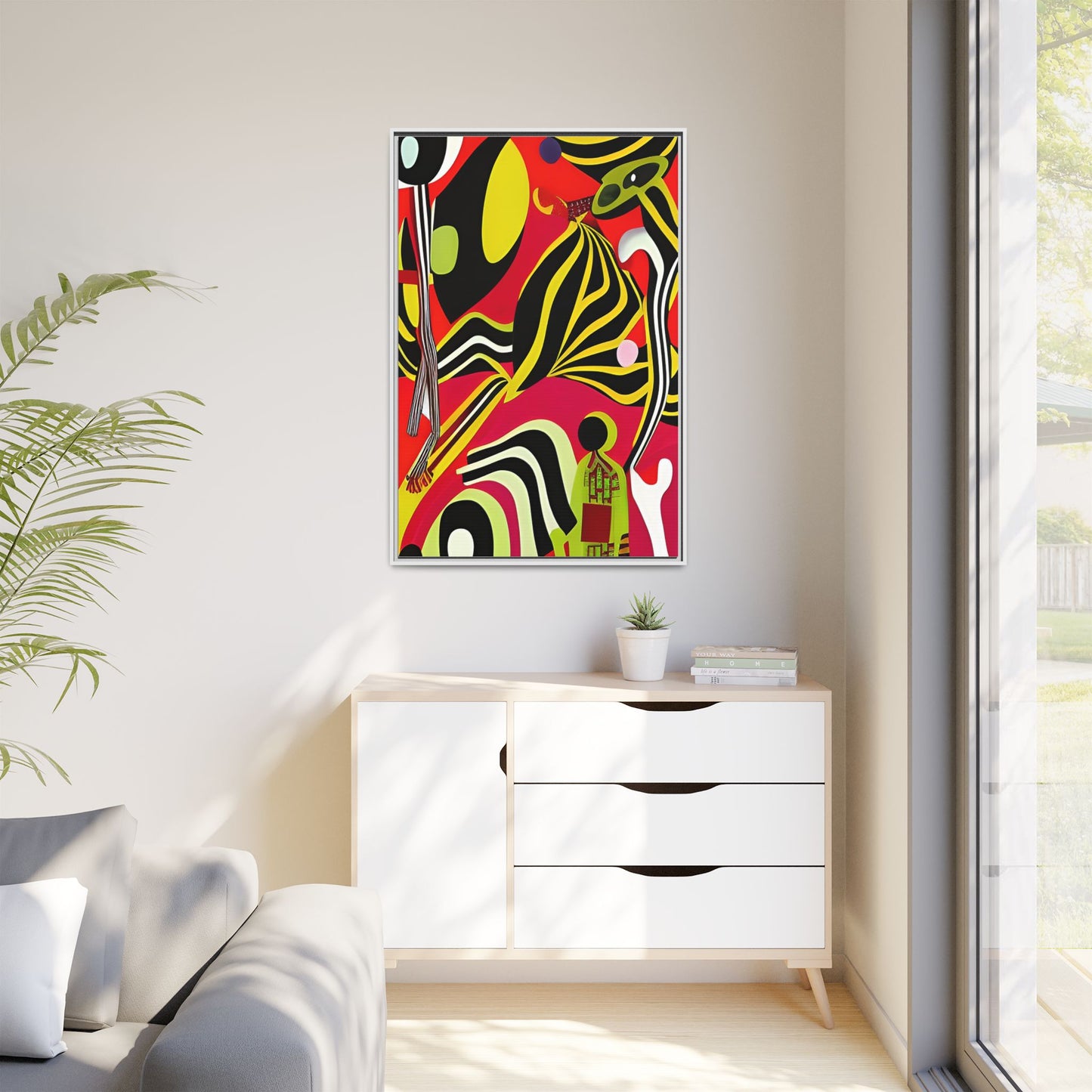 Ngoma Drift Matte Canvas Wall Art