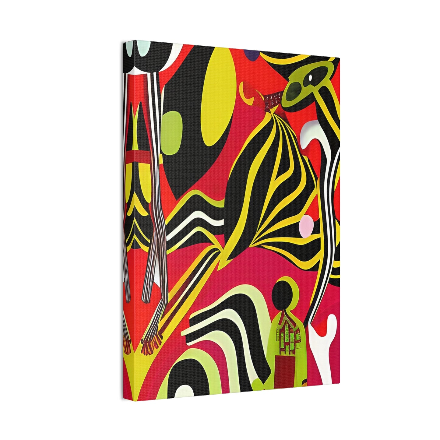 Ngoma Drift Stretched Canvas Wall Art