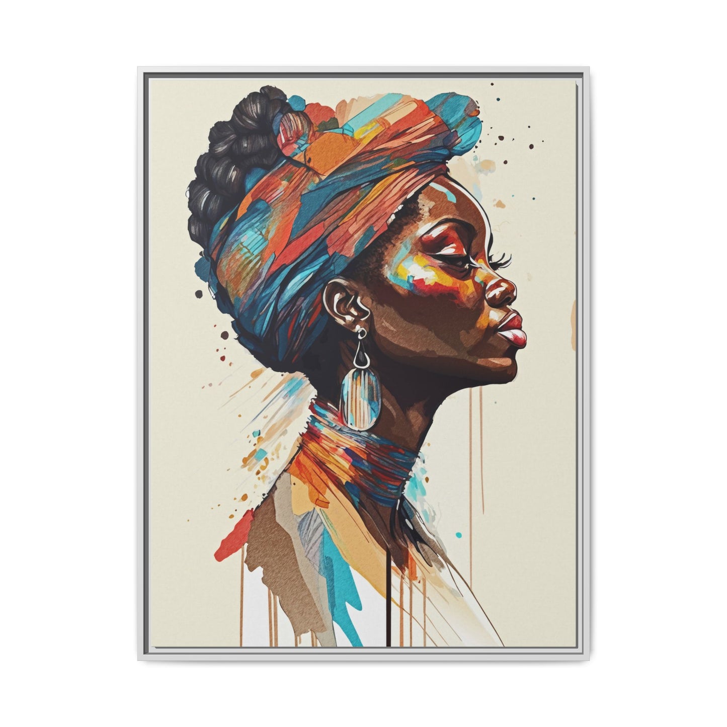 Indigo Spirit Matte Canvas Print