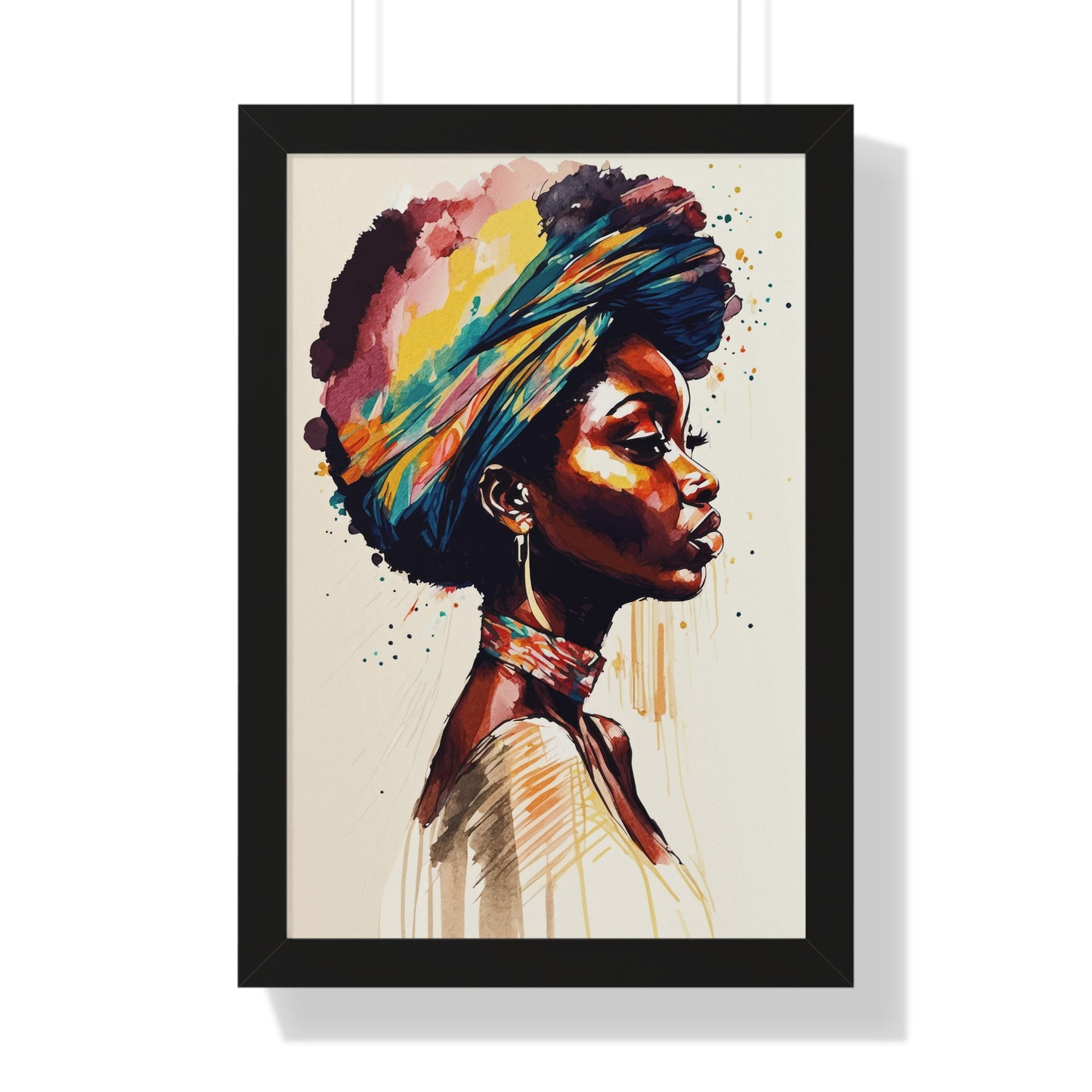 Zamani Bloom Framed Wall Art