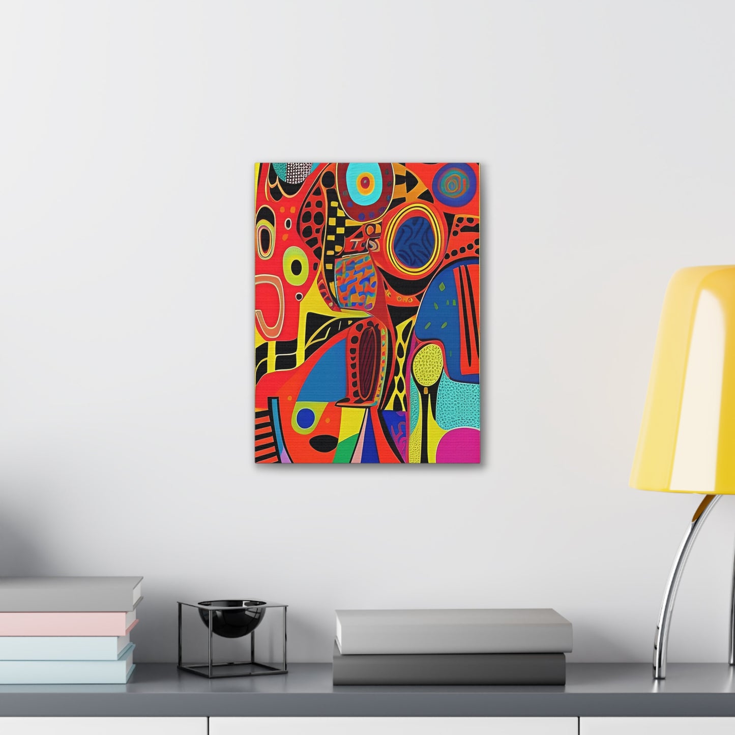Oba Vibration Stretched Canvas Wall Art
