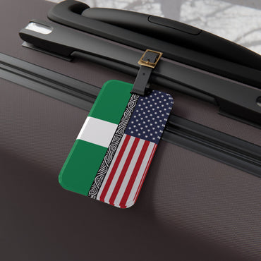 Nigeria-USA Diaspora Luggage Tag