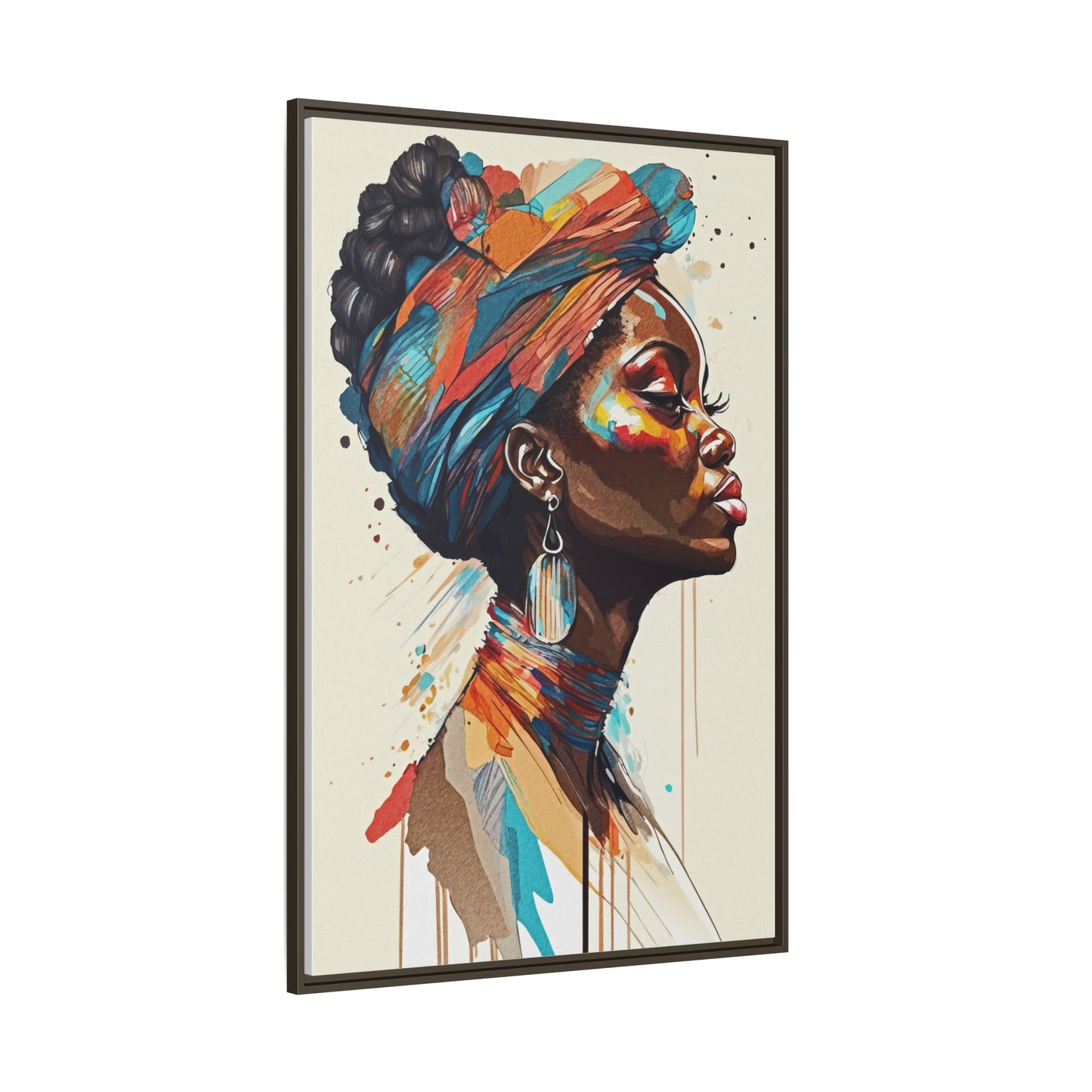 Indigo Spirit Matte Canvas Print