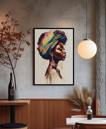 Zamani Bloom Framed Wall Art