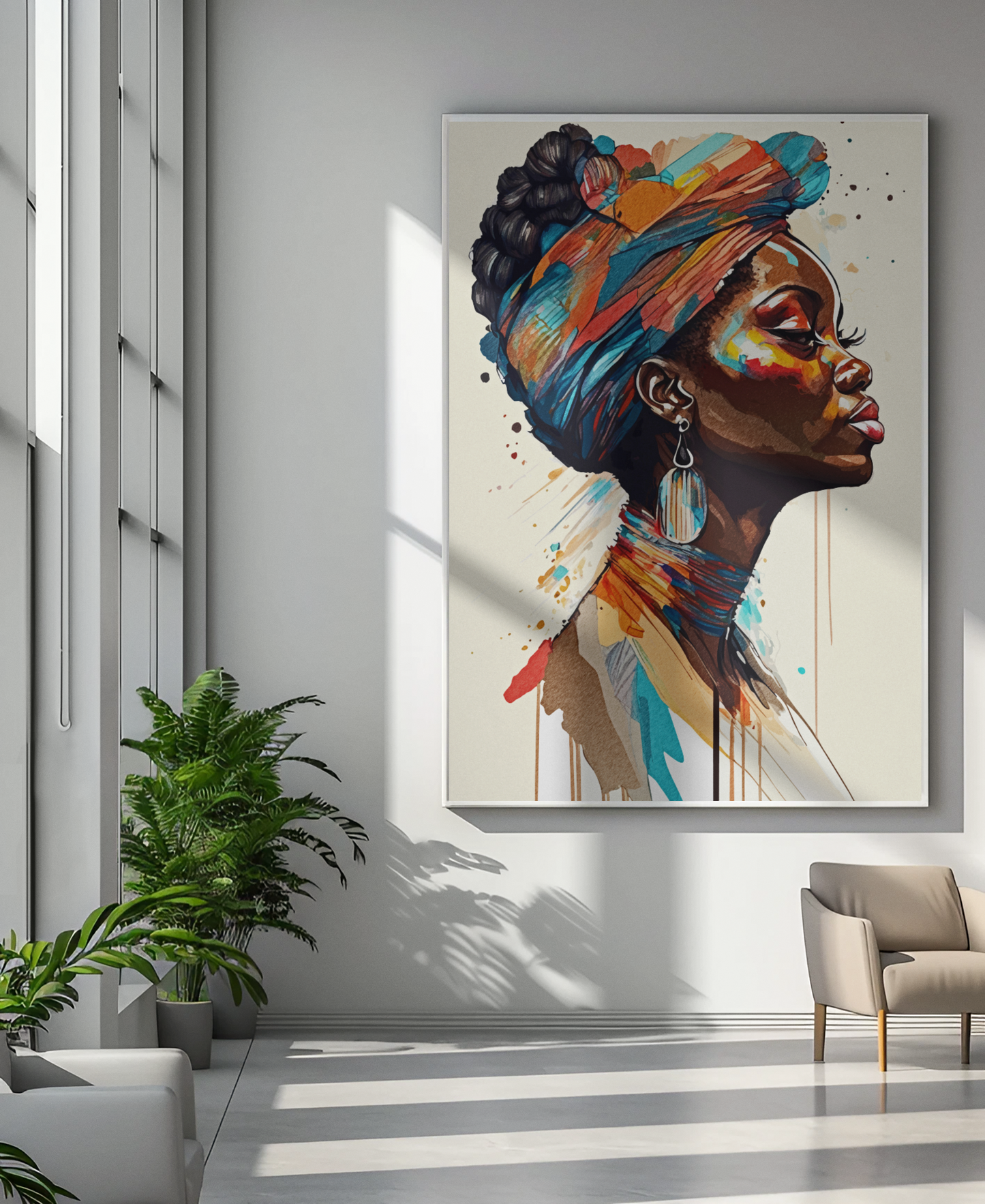 Indigo Spirit Framed Wall Art