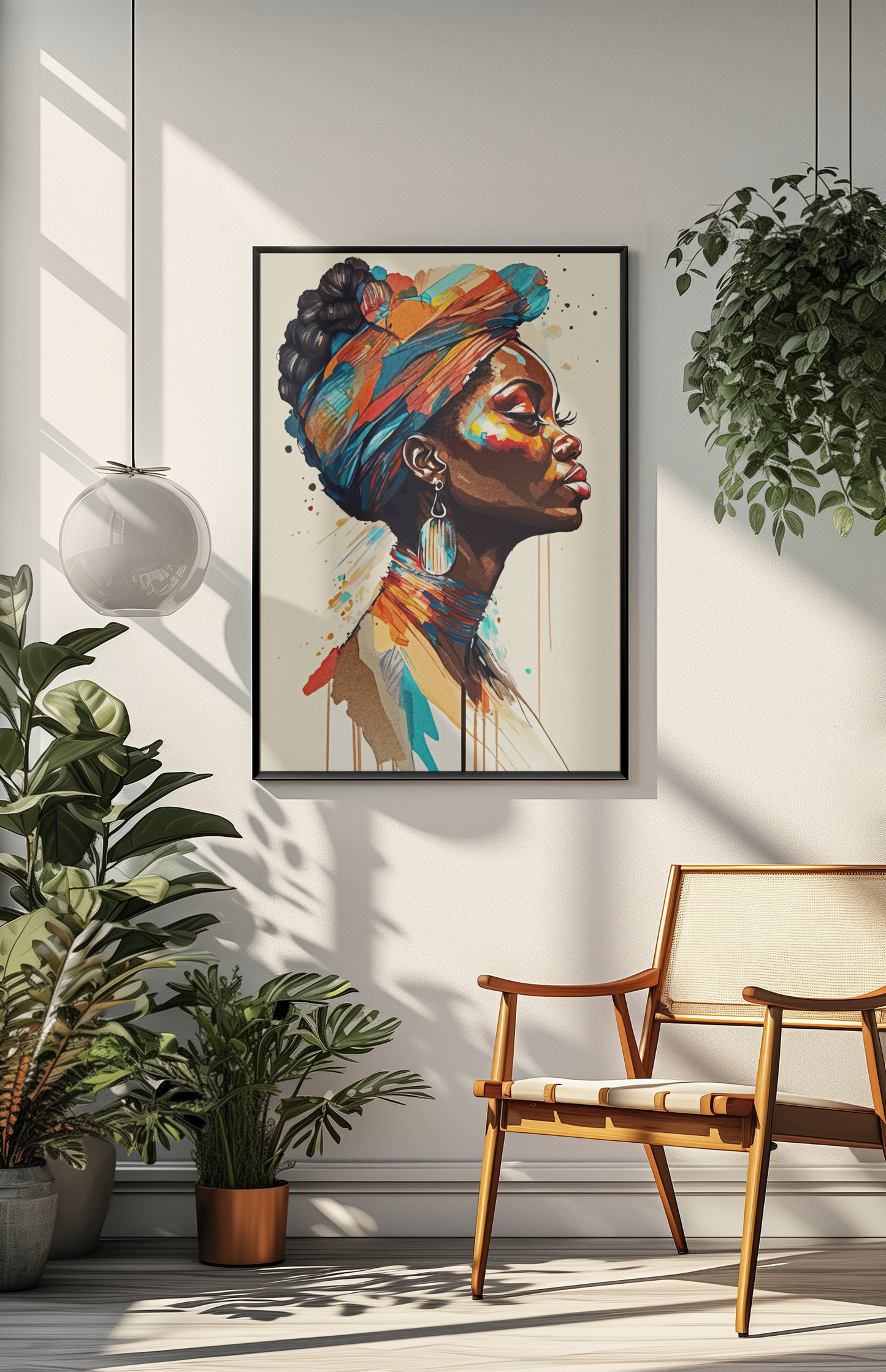 Indigo Spirit Framed Wall Art
