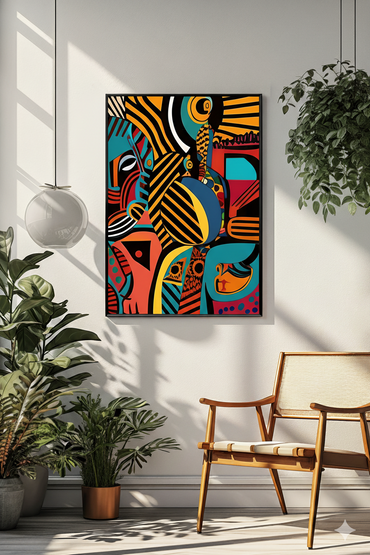 Sankofa Blaze Acrylic Wall Art