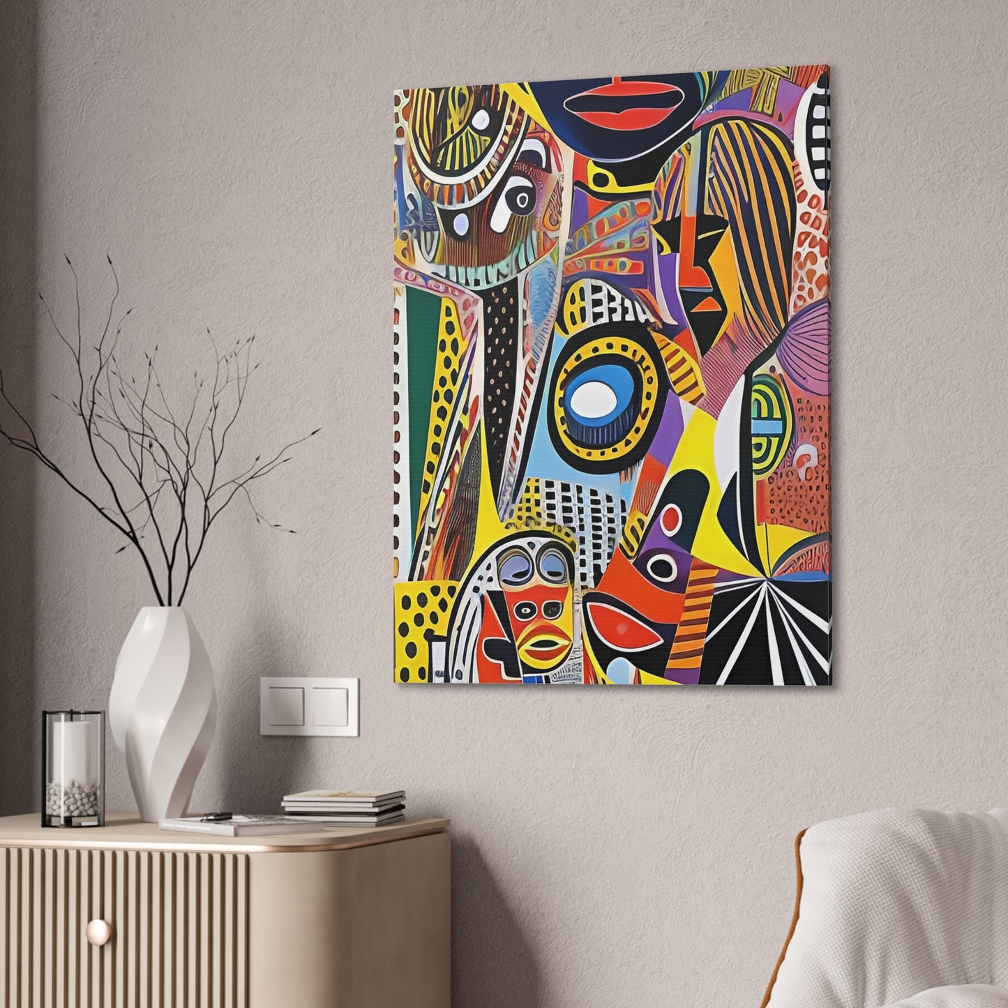 Ase Carnival Stretched Canvas Wall Art