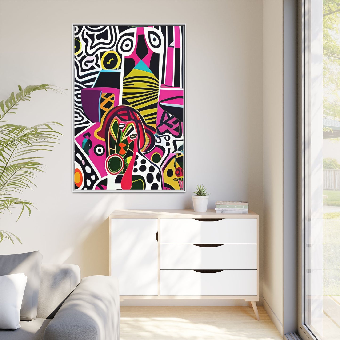 Nzingha Pulse Matte Canvas Wall Art