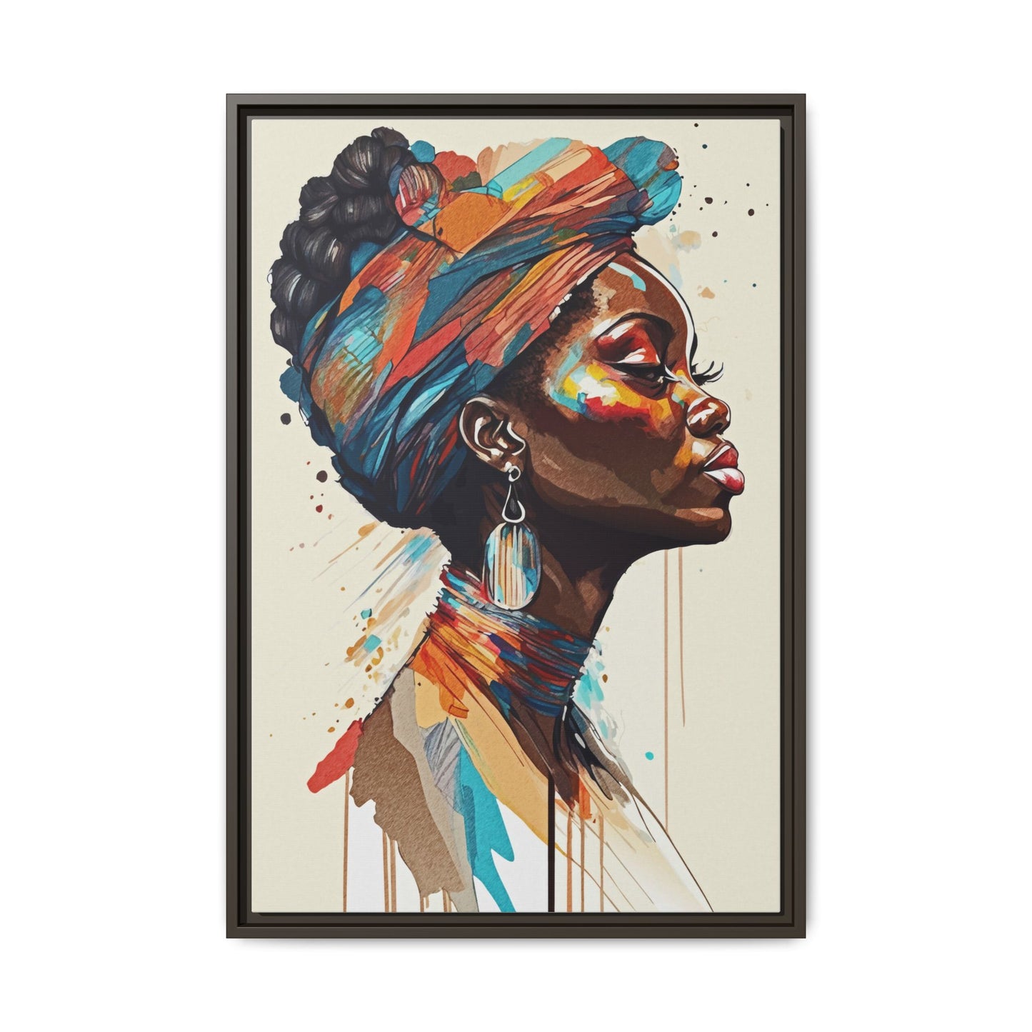 Indigo Spirit Matte Canvas Print