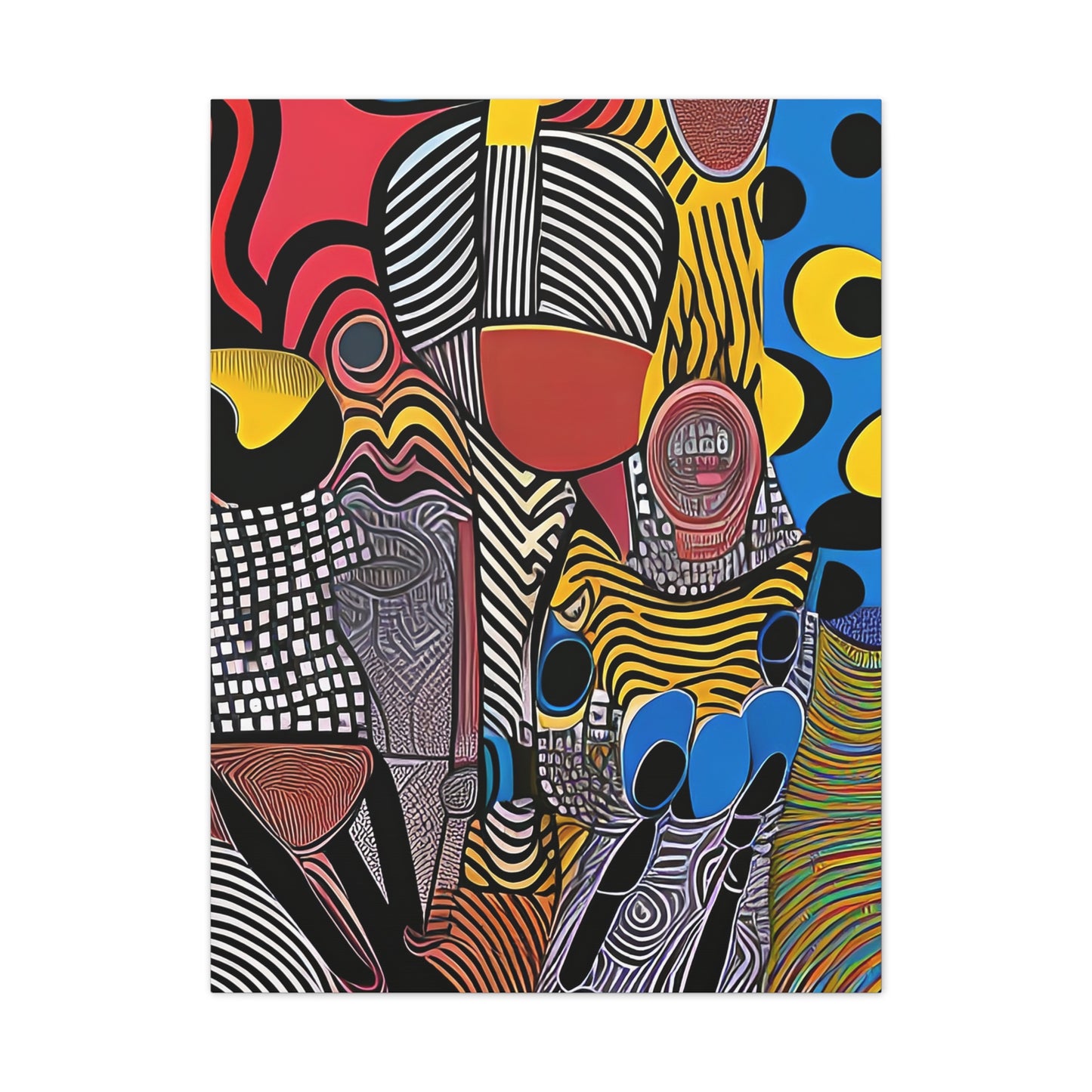 Luba Current Stretched Canvas Print